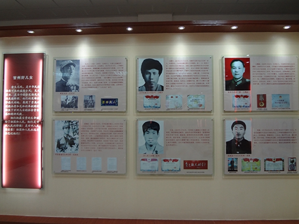 中華英模展廳展版