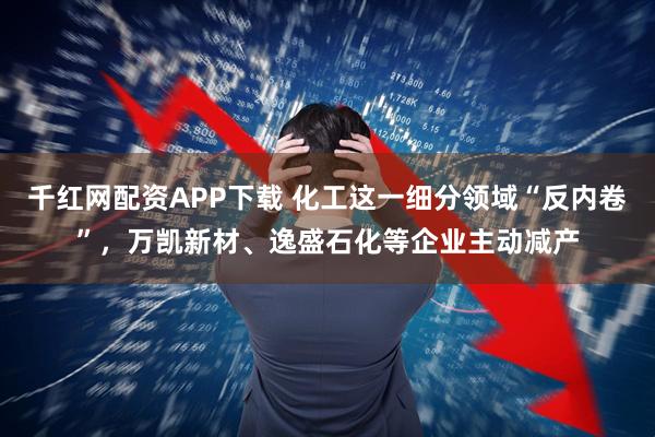 千红网配资APP下载 化工这一细分领域“反内卷”，万凯新材、逸盛石化等企业主动减产